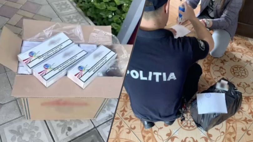 Peste 13.000 de țigări, ridicate în urma unor percheziții la Fălești: O femeie, bănuită