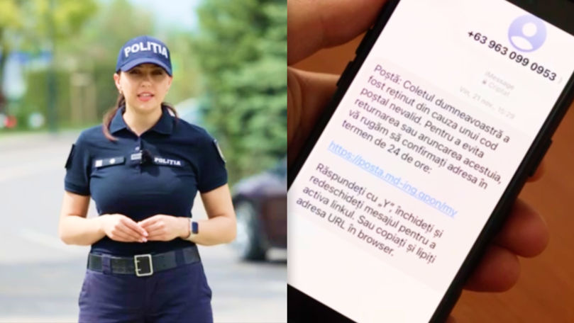 SMS-uri false de la escroci. Poliția îndeamnă cetățenii să fie prudenți