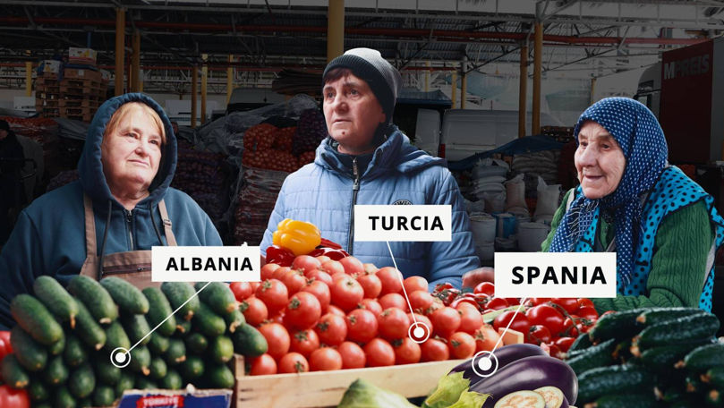 Cum a ajuns Moldova, o țară agrară, să vândă roșii din Turcia și cartofi din Belarus