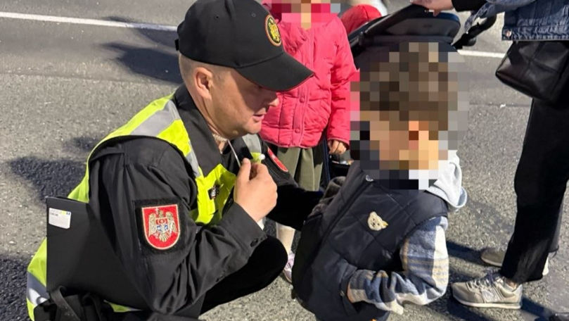 Un copil de 4 ani, rătăcit în PMAN: Carabinierii au intervenit rapid și l-au întors mamei
