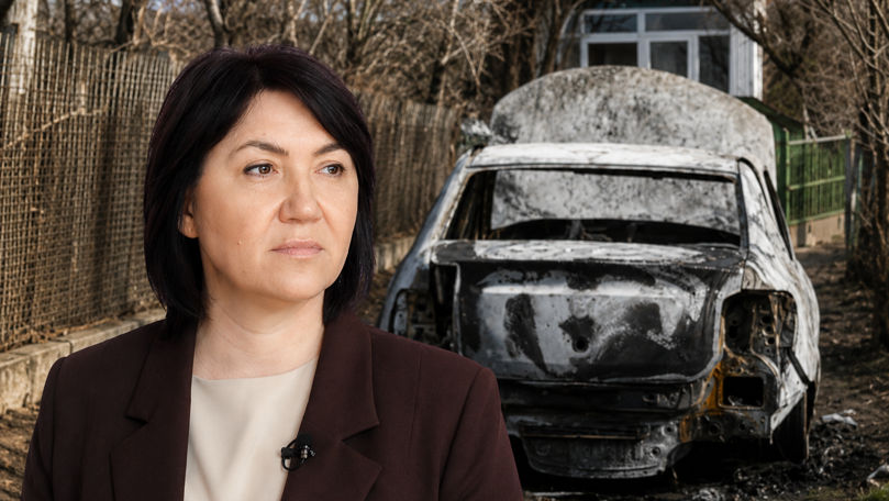 Mașina Primăriei Cobani ar fi fost incendiată de localnici. Primarul vine cu noi declarații