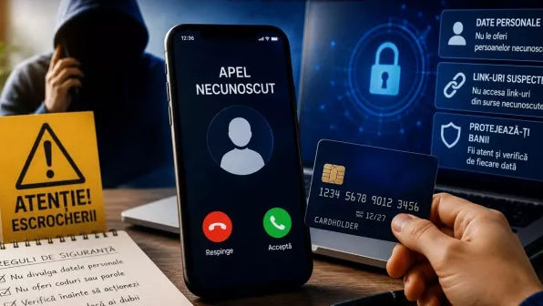 Escrocheriile telefonice se diversifică: Cum ți se poate goli contul printr-un apel