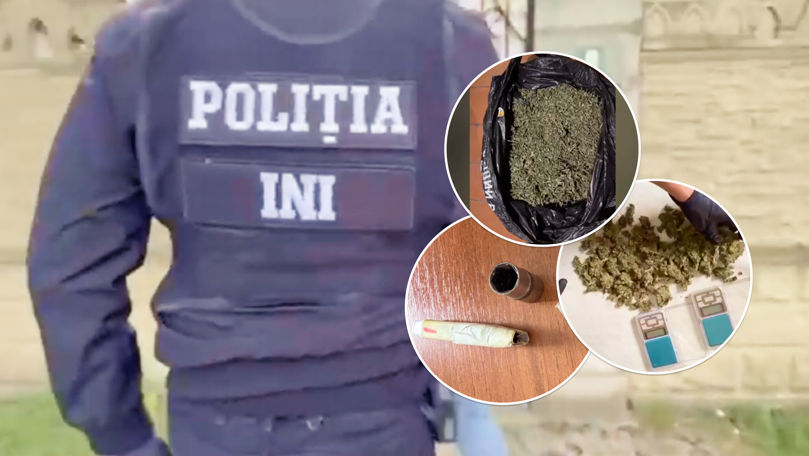 Droguri de peste 200.000 de lei, ridicate în urma perchezițiilor din sudul țării