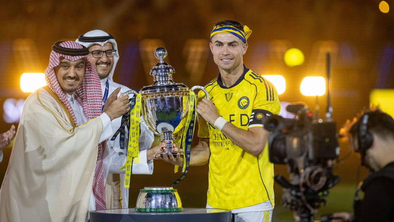 Cristiano Ronaldo, în lacrimi după primul titlu cu Al-Nassr