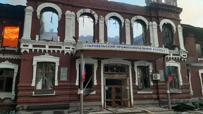 Atac cu drone asupra unui colegiu din Lugansk: Elevii, prinși sub dărâmături