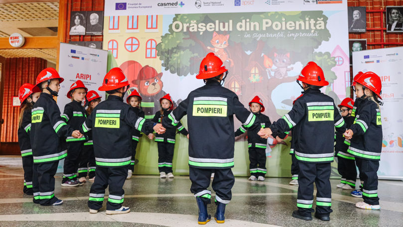 Peste 500 de copii au urmărit la Bălți un spectacol despre prevenirea riscurilor