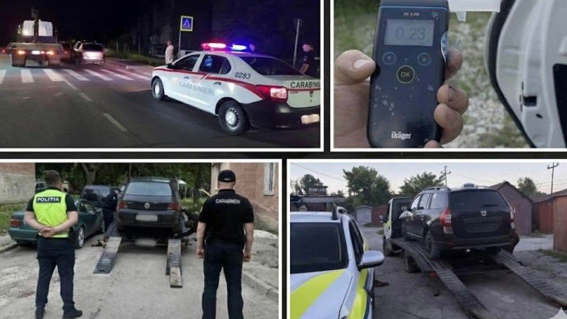 Controale în trafic la Bălți: Un minor la volan, o persoană căutată și un șofer beat