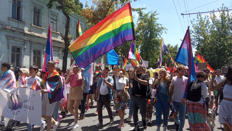 Marșul „Chișinău Pride” s-a încheiat. Câte persoane au participat