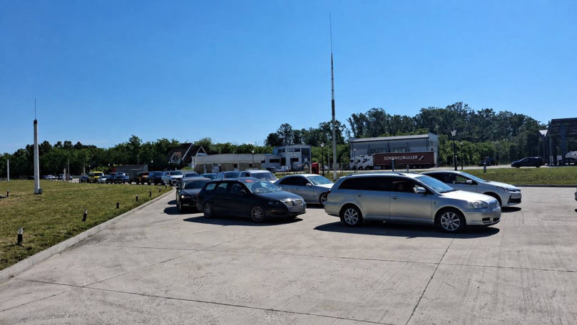 Atenție, călători: Trafic intens la PTF Sculeni, pe sensul de ieșire din Moldova