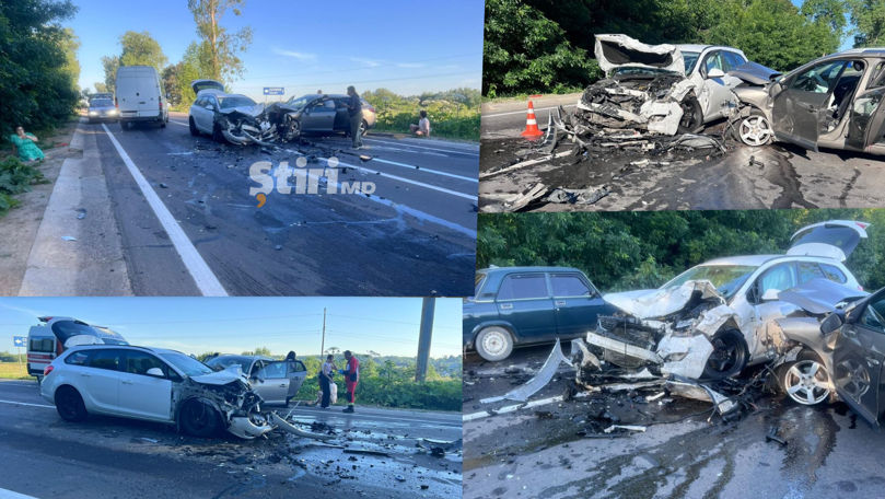 Un șofer moldovean, reținut în Ucraina după un accident grav soldat cu cinci răniți