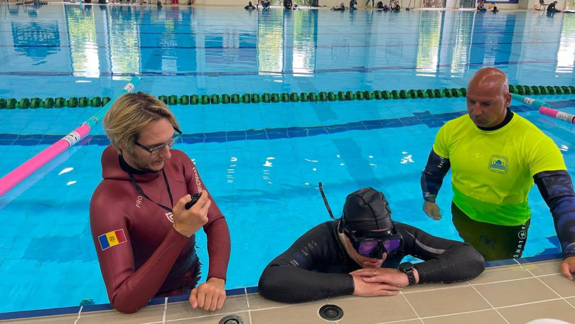 Sportivii moldoveni au stabilit 5 recorduri naționale la Campionatul de scufundări