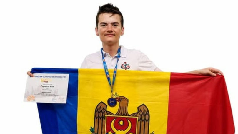 Un elev din R. Moldova va participa la trei olimpiade internaționale de prestigiu