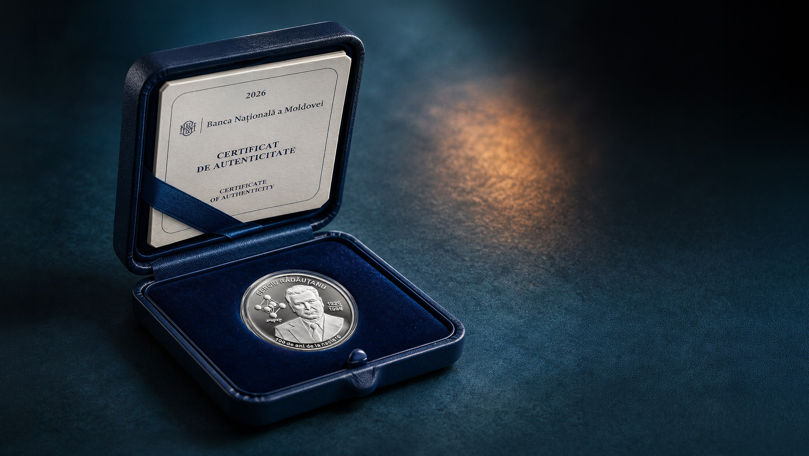 BNM lansează o monedă comemorativă dedicată lui Sergiu Rădăuțanu