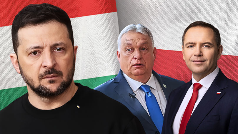 Zelenski îl compară pe președintele Poloniei cu Viktor Orban: Se va termina prost