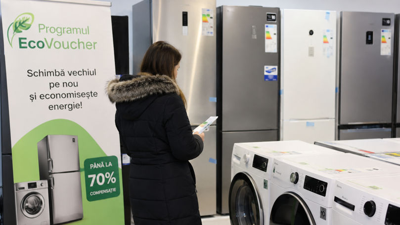 Peste 42.000 de gospodării și-au schimbat electrocasnicele prin EcoVoucher