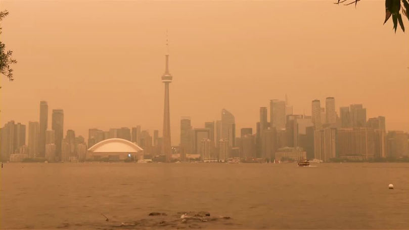 Toronto, cel mai poluat oraș din lume din cauza incendiilor de vegetație