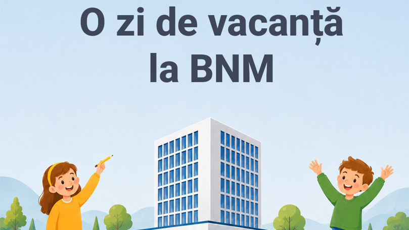 Copiii sunt invitați la BNM să învețe despre bani și economisire