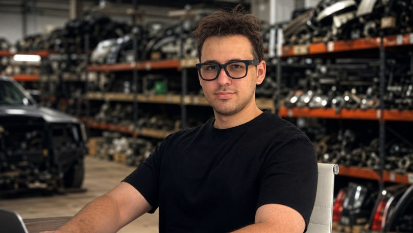 Un moldovean din SUA a făcut o afacere de milioane din dezmembrări auto și schimbă complet reciclarea mașinilor în America