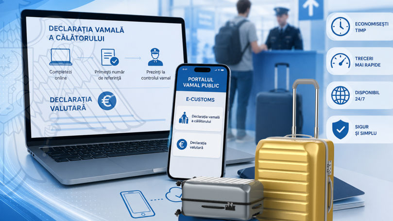 Pleci peste hotare? Completează declarația vamală online și treci mai rapid frontiera