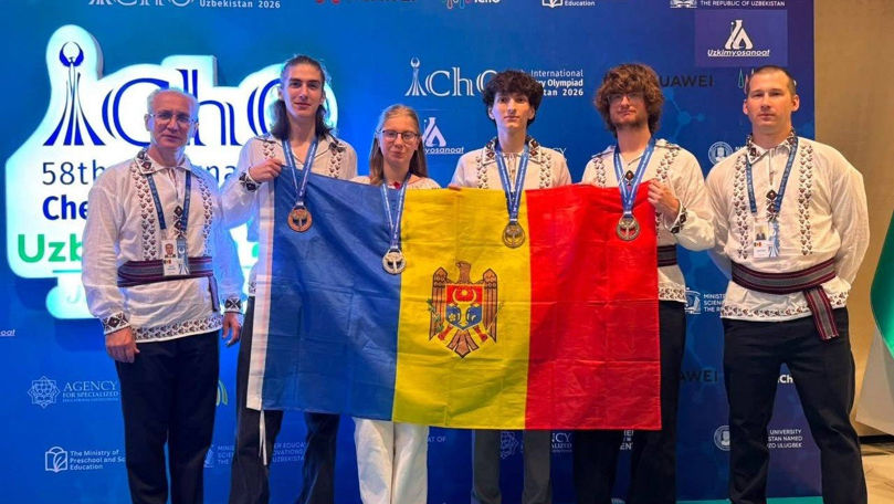 Elevii din Moldova au cucerit patru medalii la Olimpiada internațională de chimie