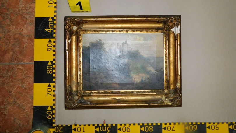Tablouri de peste 90.000 de euro, furate din Italia și descoperite în Constanța