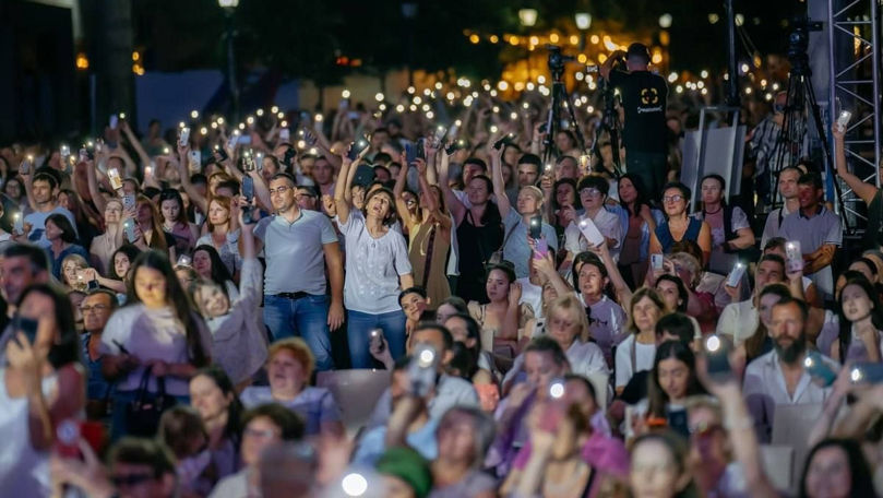 A doua seară a festivalului „Te salut, Chișinău” a atras mii de spectatori