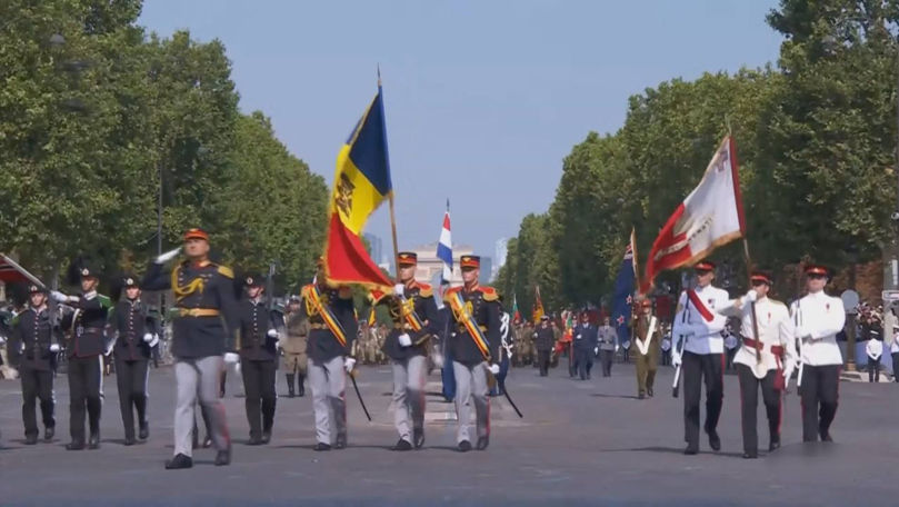 Militarii moldoveni au defilat la parada de Ziua Națională a Franței