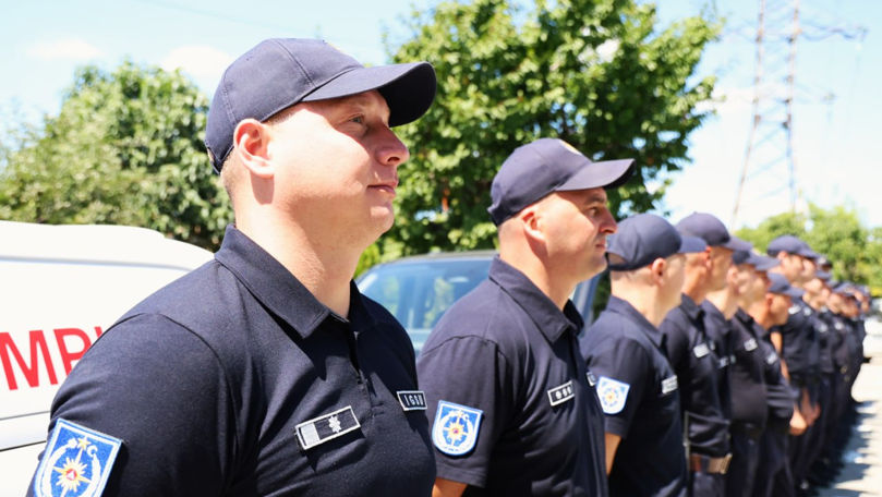 Un nou contingent de pompieri moldoveni, trimis să lupte cu incendiile din Grecia