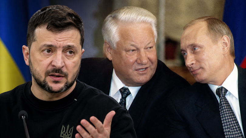 Zelenski îl ironizează pe Putin: Nici Elțîn nu și-ar fi imaginat așa ceva