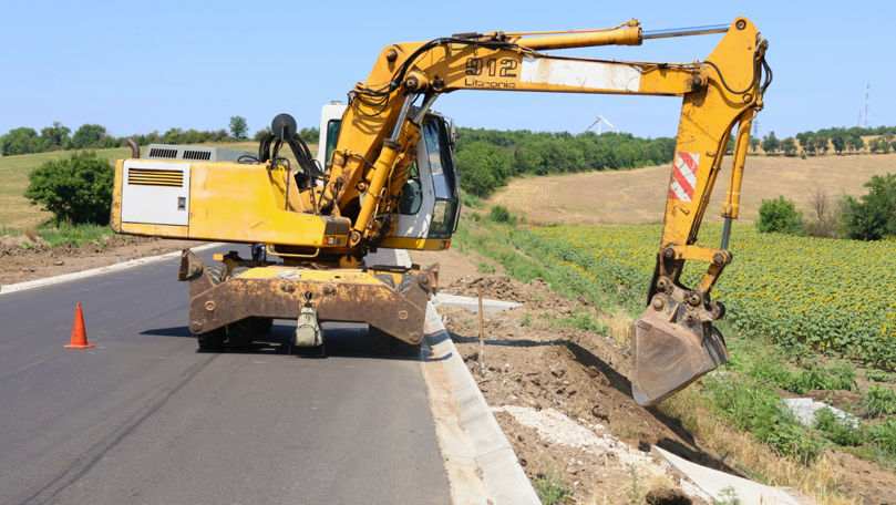 Stadiul de execuție a lucrărilor pe drumul G109 din Anenii Noi a ajuns la 98%
