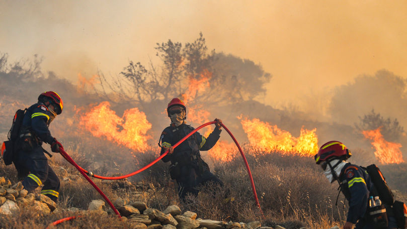 Alertă de călătorie în Grecia. Moldovenii, avertizați despre riscul major de incendii