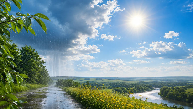 Vânt, ploi și temperaturi de până la 29 de grade: Cum va fi vremea în weekend