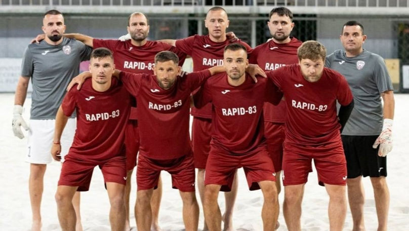 Rapid Ghidighici a câștigat, în premieră, Cupa Moldovei la fotbal pe plajă