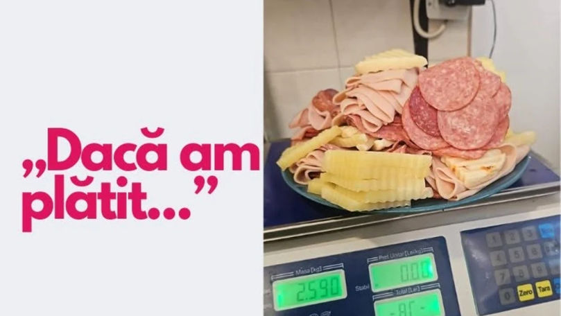 Turiști prinși cu 2,6 kg de mâncare luată de la bufetul unui hotel din România