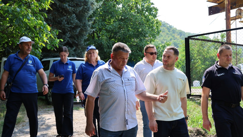 Gheorghe Hajder a inspectat stația de captare a apei din Cosăuți