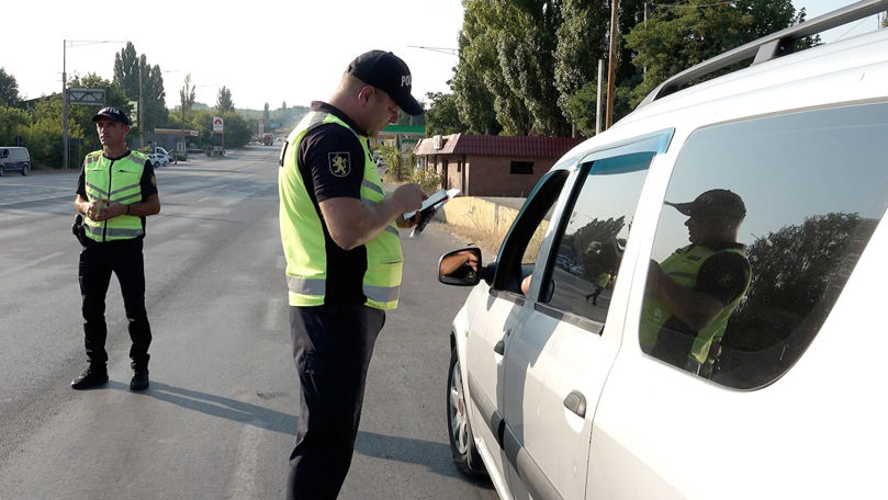 Controale după accidentele din Sângerei: Zeci de șoferi, trași pe dreapta