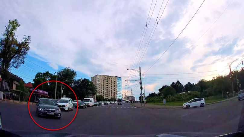 Șoferița BMW-ului care a creat o situație periculoasă în trafic, sancționată de INSP